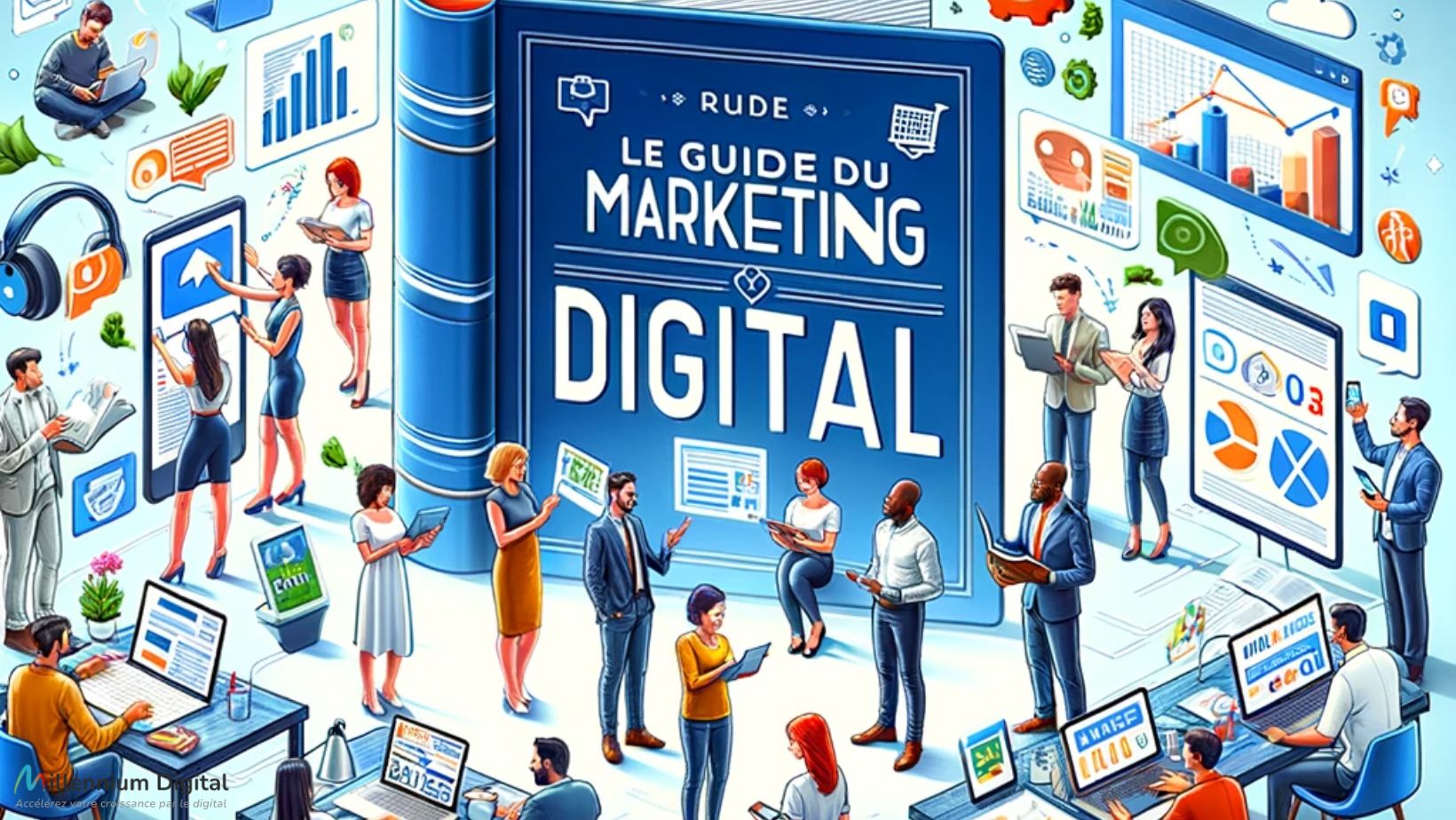 Le guide du marketing digital. professionnels engagés dans diverses activités marketing